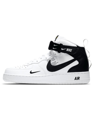 Sneakers Nike Air Force 1 Mid Utility White Black 804609-103 (0031)