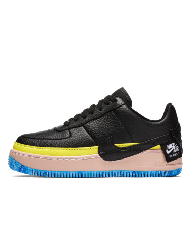 Кроссовки Nike Air Force 1 Jester XX Black Sonic Yellow Arctic Orange AT2497-001 (10671)