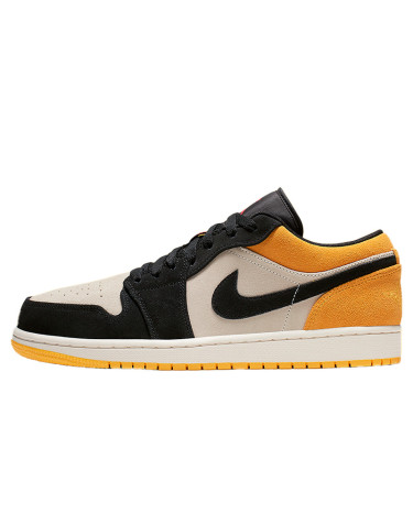 Кроссовки Jordan 1 Retro Low Sail University Gold Black 553558-127 (2249)