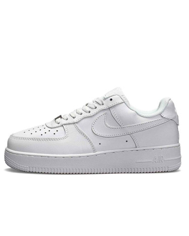Кроссовки Nike Air Force 1 Low White С МЕХОМ (2350142)