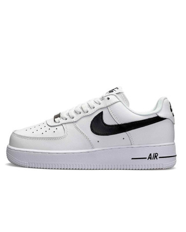 Sneakers Nike Air Force 1 Low White Black Winter С МЕХОМ (2350147)