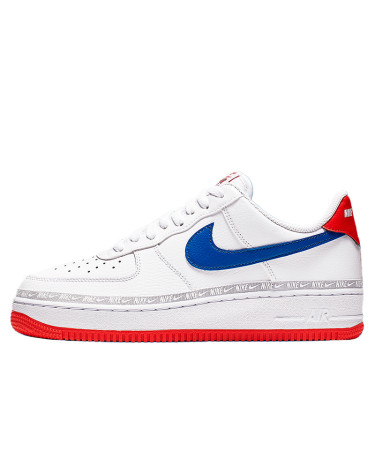 Кроссовки Nike Air Force 1 Low Overbranding White Red Blue CD7339-100 (2350219)