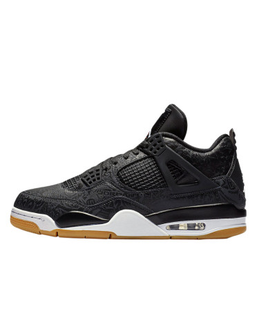 Кроссовки Jordan 4 Laser Black Gum Winter С МЕХОМ (2350266)