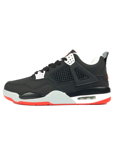 Кросівки Jordan 4 Retro Bred Termo Winter С ФЛИСОМ (2350275)