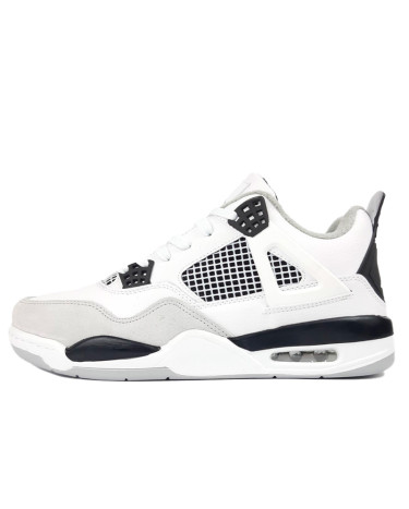 Кросівки Jordan 4 Retro White Black Termo З ФЛІСОМ (2350276)