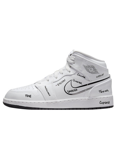 Sneakers Jordan Retro 1 White Reflective DQ1864-100 (2350360)