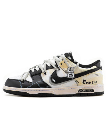 Sneakers Nike SB Dunk Low Robinson Black White Beige (2351481)