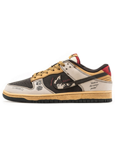 Кросівки Nike SB Dunk Low x Stussy 40th Brown Grey Beige (2351483)