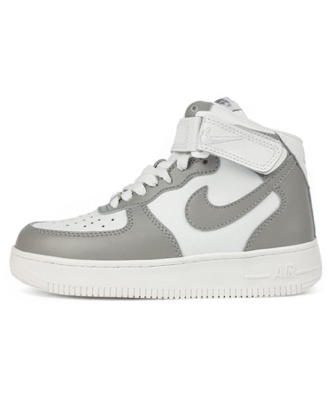 Sneakers Nike Air Force 1 High Grey White Winter С МЕХОМ (2351491)