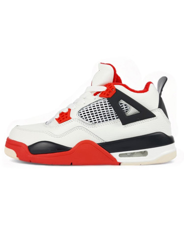 Кросівки Jordan 4 White Red Winter З ХУТРОМ (2351492)