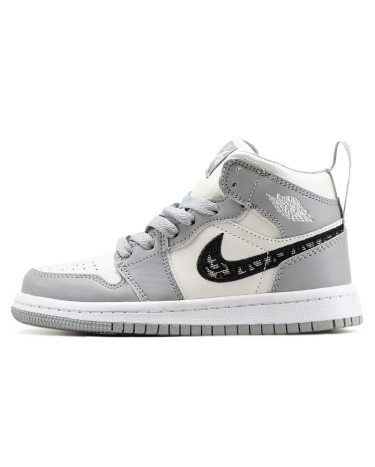 Кросівки Jordan x Dior Retro 1 High Grey White (2351798)