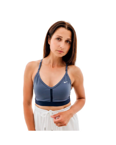 Топ Nike NK INDY BRA V-NECK CZ4456-491 (2352108)