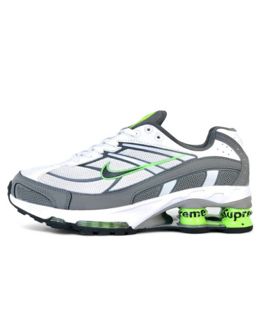 Sneakers Nike Shox Ride 2 x Supreme White Grey Green (2353039)