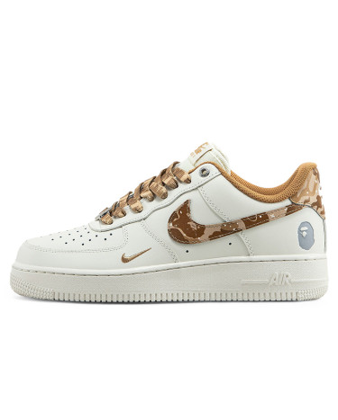 Кроссовки Nike Air Force 1 Low x BAPE White Beige (2353181)