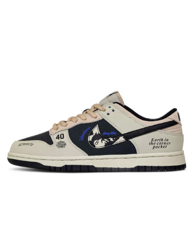 Кросівки Nike SB Dunk Low x Stussy 40th Beige Black (2353536)