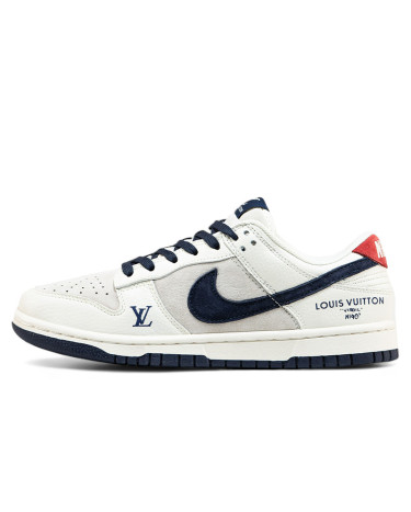 Sneakers Nike SB Dunk Low x Louis Vuitton Grey Blue Red (2354071)