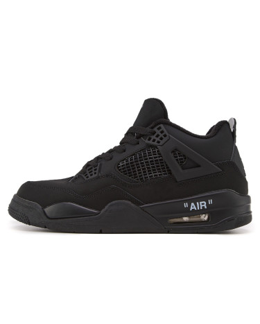 Кроссовки Jordan 4 Total Black С МЕХОМ (2355374)