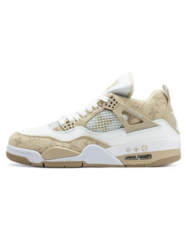 Sneakers Jordan 4 x Louis Vuitton White Beige (2356715)