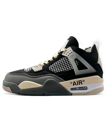 Sneakers Jordan 4 Retro Black Beige Grey (2357198)