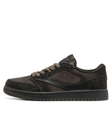 Кроссовки Jordan 1 Retro Low x Travis Scott Velvet Brown (2358079)