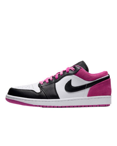 Кроссовки Jordan 1 Low Black Active Fuchsia CK3022-005 (400025)