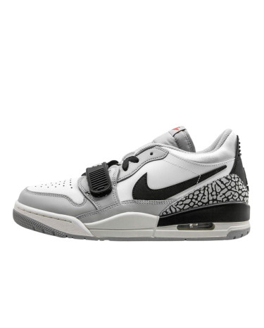 Sneakers Jordan Legacy 312 Low Tech Grey Fire Red Black CD7069-101 (400066)