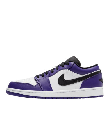 Кроссовки Jordan 1 Low Court Purple White 553558-500 (400072)