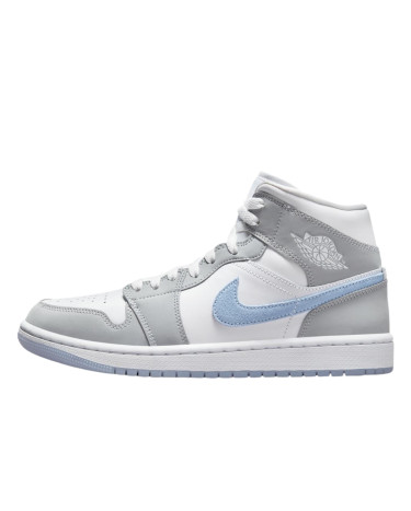 Кросівки Jordan 1 Mid Wolf Grey Aluminum BQ6472-105 (400075)