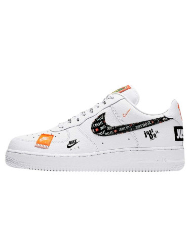 Кроссовки Nike Air Force 1 Low Just Do It Pack White Black AR7719-100 (401023)