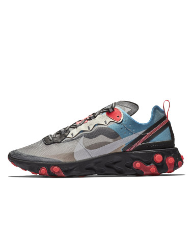 Sneakers Nike React Element 87 Blue Chill Solar Red AQ1090-006 (402196)
