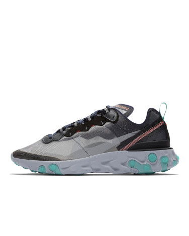Кроссовки Nike React Element 87 Black Neptune Green AQ1090-005 (402197)