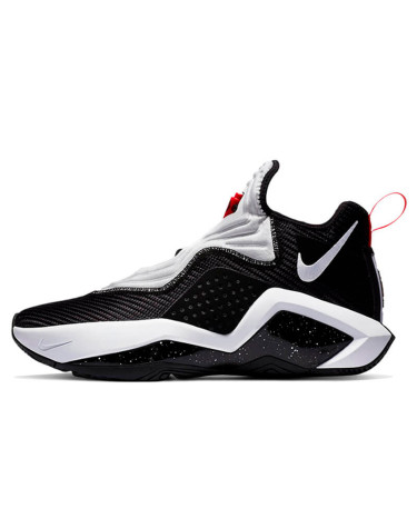 Кроссовки Nike LeBron Soldier 14 Black White University Red 2020 CK6047-002 (402934)