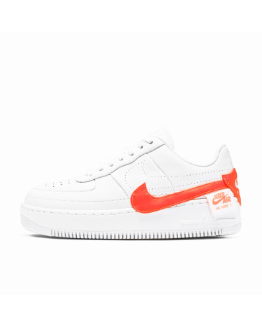Sneakers Nike Air Force 1 Jester Trainers White Hyper Crimson CN0139-100 (55788)