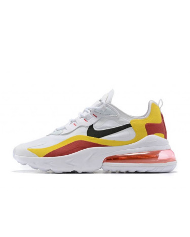 Кроссовки Nike Air Max 270 React White Red Yellow Black CIU014-111 (55875)