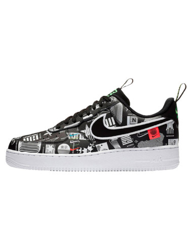 Sneakers Nike Air Force 1 Low Worldwide Black White CZ5927-001 (55914)