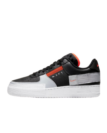 Кросівки Nike Air Force 1 Type Black Hyper Crimson CQ2344-001 (55915)