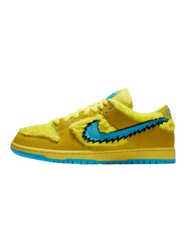 Кроссовки Nike SB Dunk Low Grateful Dead Bears Opti Yellow CJ5378-700 (55962)