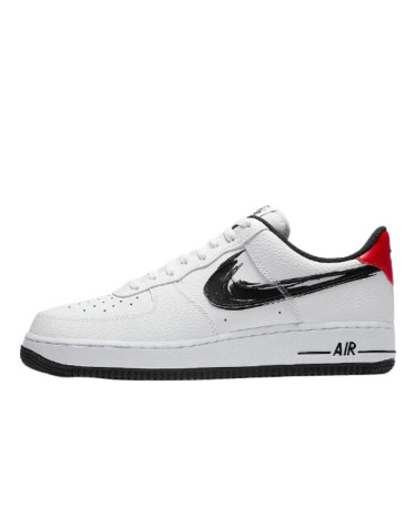 Кроссовки Nike Air Force 1 Low Brushstroke White Black DA4657-100 (56033)