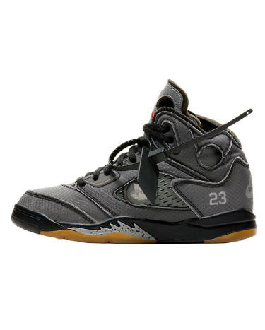 Кросівки Jordan 5 Retro Off-White Black CV4827-001 (56051)