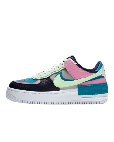 Кросівки Nike Air Force 1 Shadow Barely Volt Oracle Aqua CK3172-001 (56075)