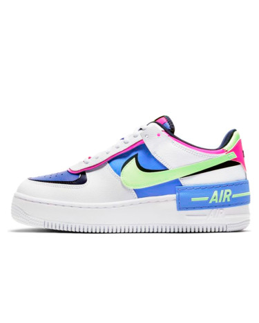 Sneakers Nike Air Force 1 Shadow White Sapphire Barely Volt CJ1641-100 (56076)