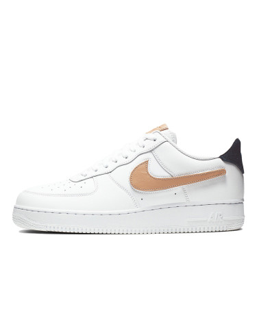 Кроссовки Nike Air Force 1 Low Removable Swoosh Pack White Vachetta Tan CT2253-100 (56078)