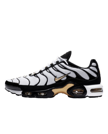 Кроссовки Nike Air Max Plus White Black Metallic Gold CZ9188-001 (560915)