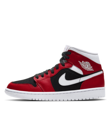 Кроссовки Jordan 1 Mid Gym Red Black BQ6472-601 (56105)