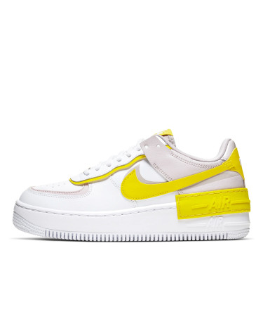 Кросівки Nike Air Force 1 Shadow White Barely Rose Speed Yellow CJ1641-102 (56147)