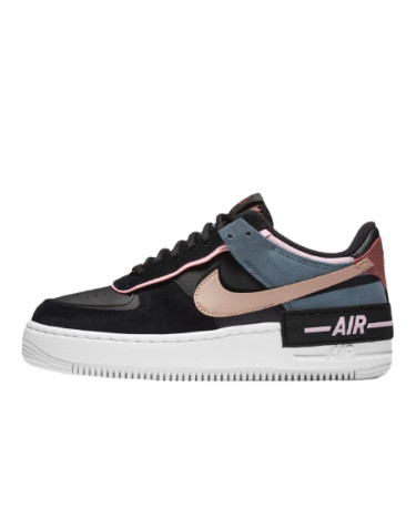 Кросівки Nike Air Force 1 Shadow Black Light Arctic Pink Claystone Red CU5315-001 (56155)