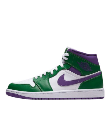 Кроссовки Jordan 1 Mid Incredible Hulk 554724-300 (56218)