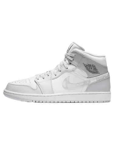 Кроссовки Jordan 1 Mid Grey Camo DC9035-100 (56223)