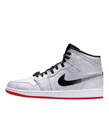 Sneakers Jordan 1 Mid SE Fearless Edison Chen CLOT CU2804-100 (56233)
