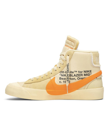 Кроссовки Nike Blazer Mid Off-White All Hallow's Eve AA3832-700 (56454)